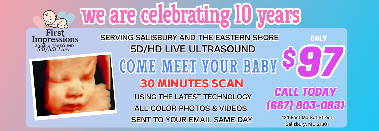 WE ARE CELEBRATING 10 YEARS SERVING SALISBURY AND THE EASTERN SHORE